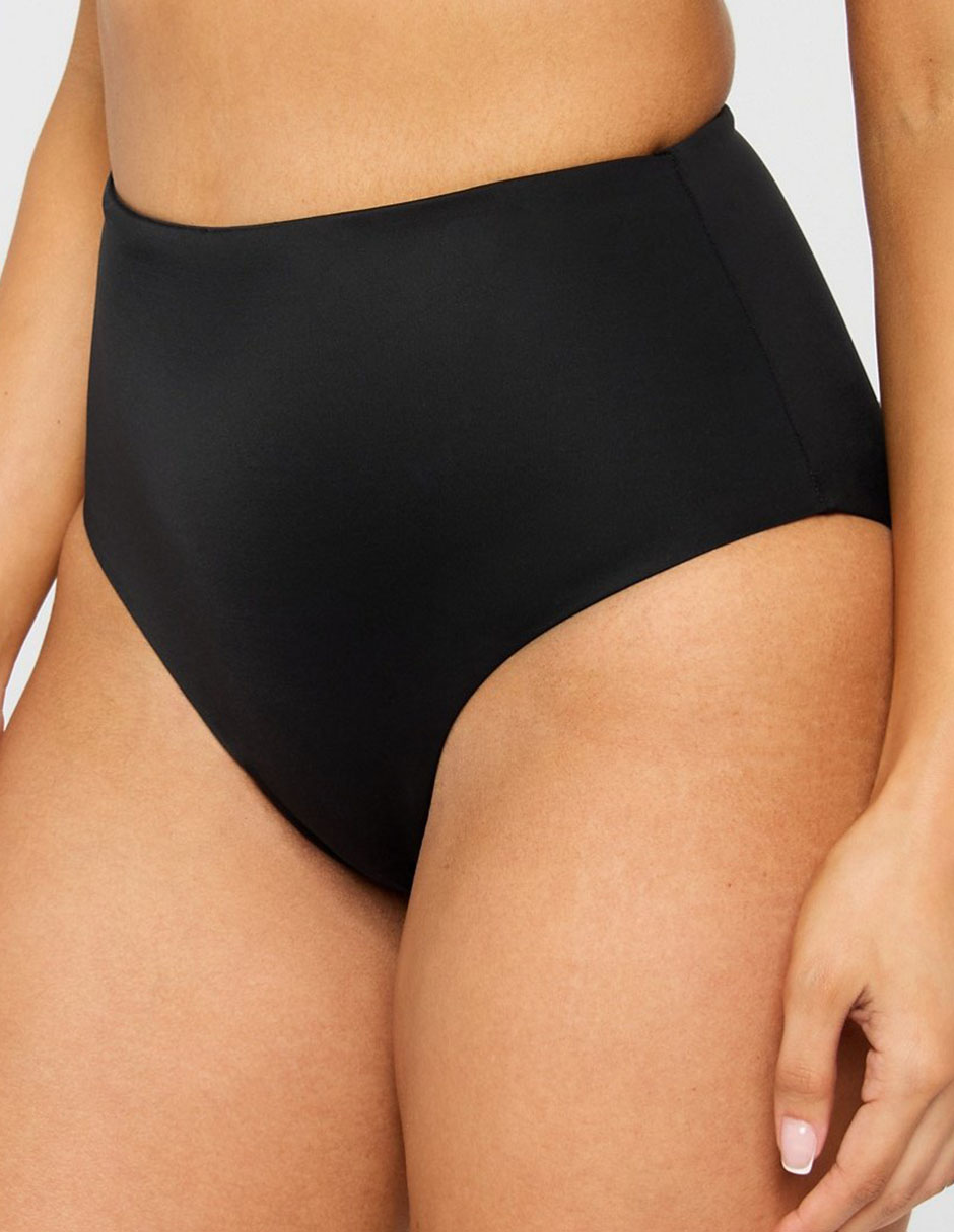 Panty bikini cintura alta para mujer