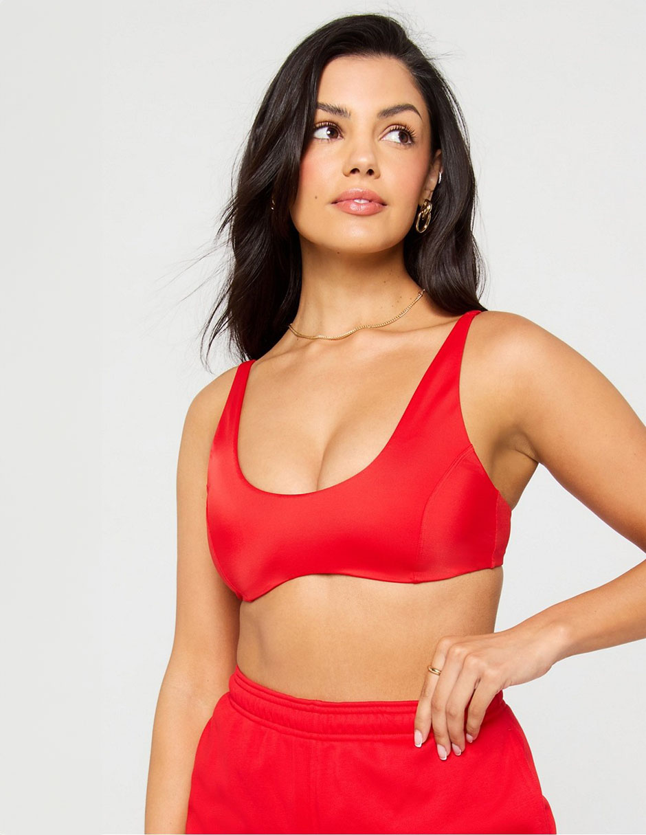 TOP FABLETICS, XCH, ROJO