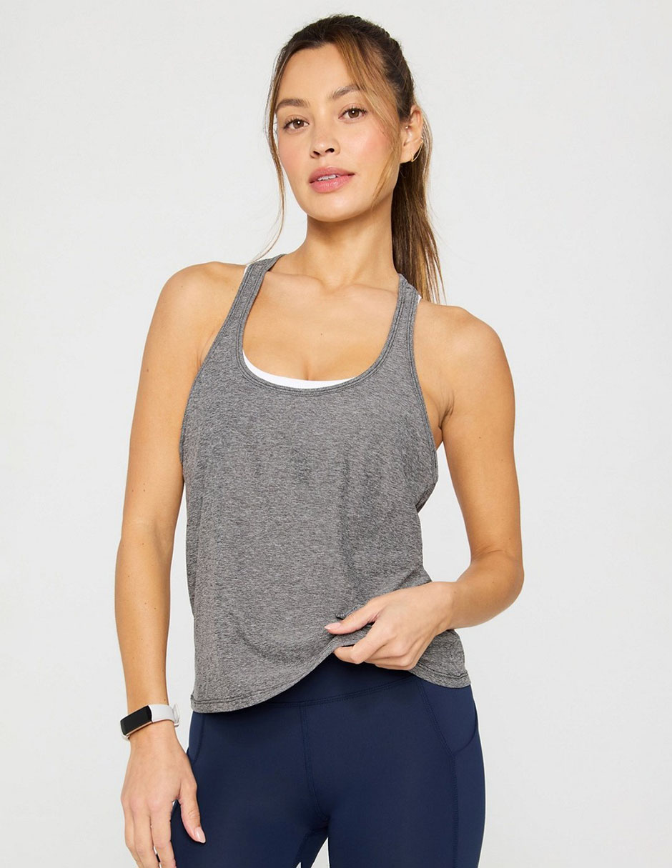 Playera tank cuello redondo para mujer 1