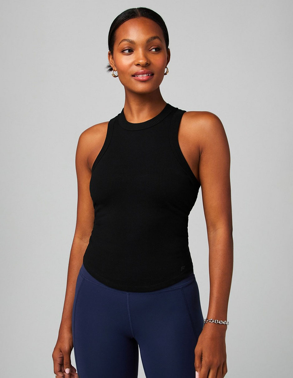 Playera sin manga cuello redondo para mujer Playera sin manga cuello redondo para mujer