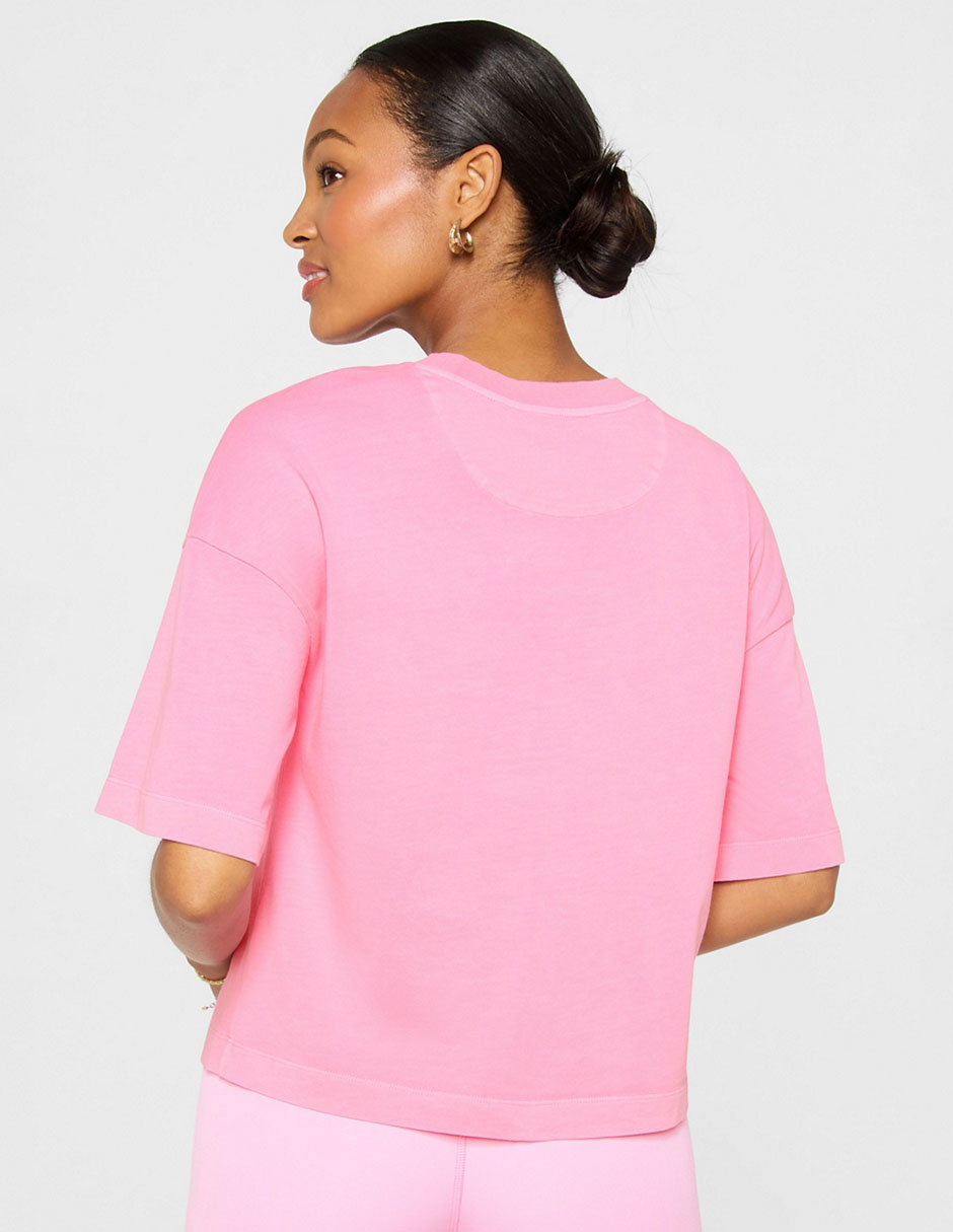 Playera manga corta cuello redondo mujer 2