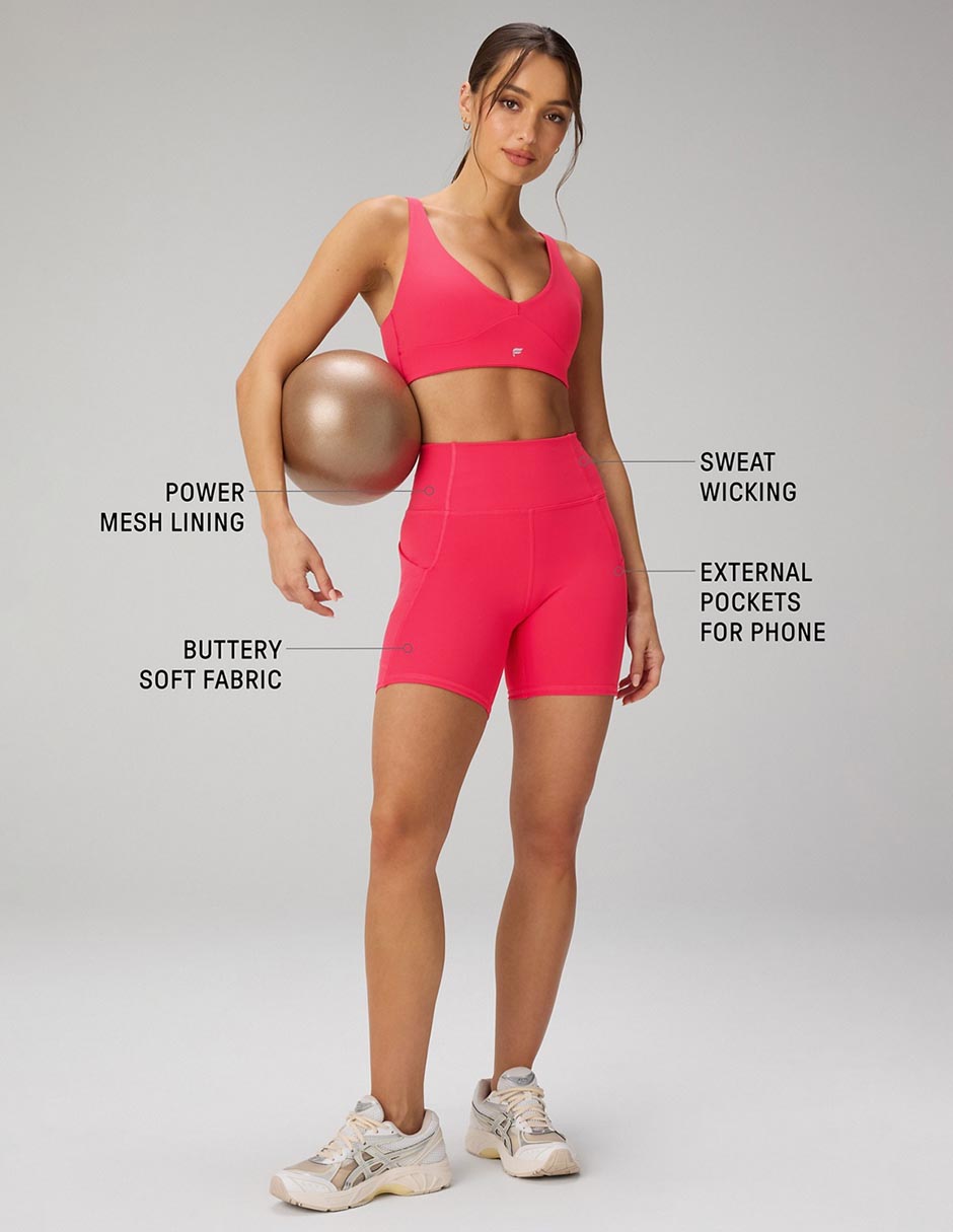 SHORT FABLETICS FLAP-FB59, XCH, SALMÓN