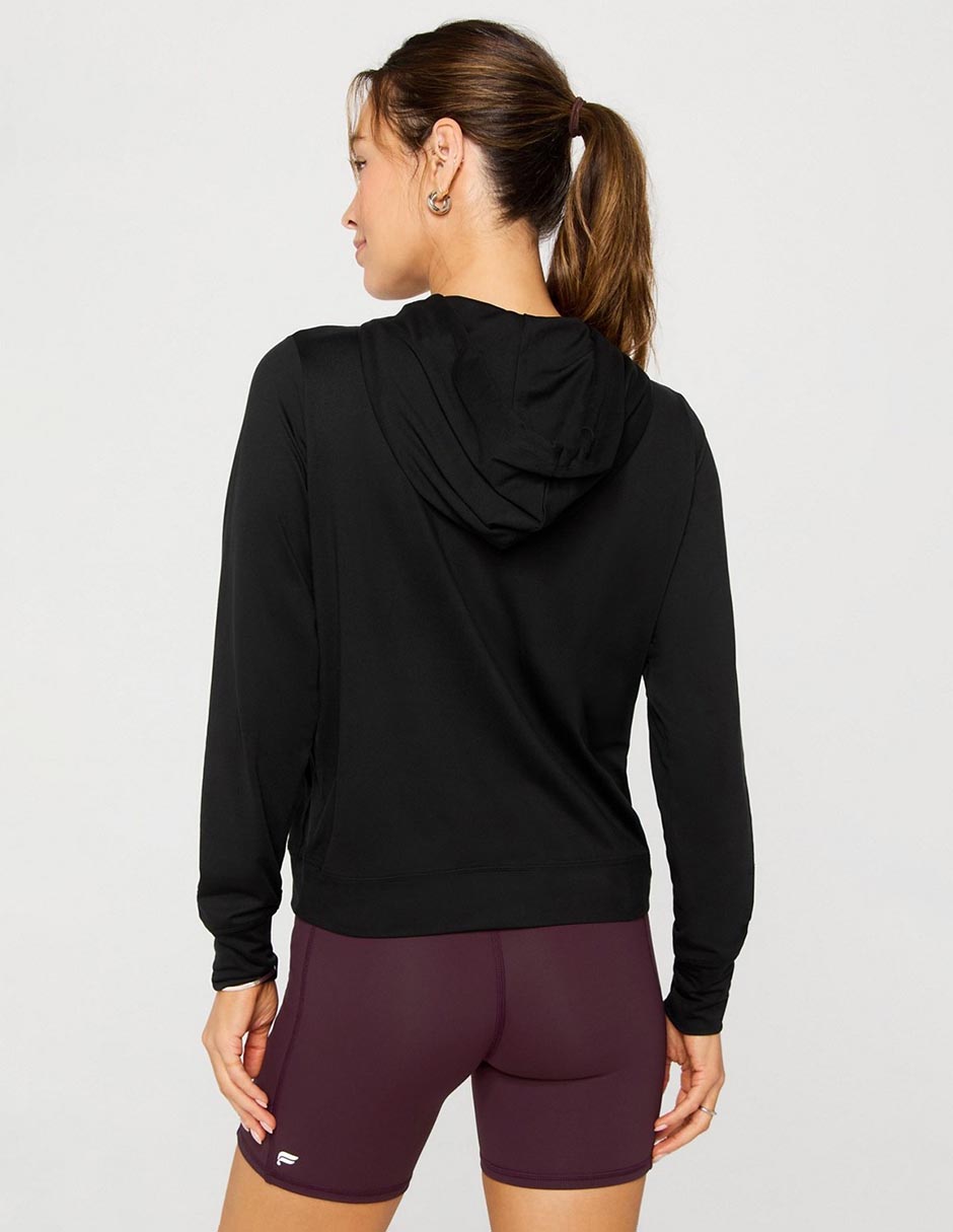 SUDADERA REGULAR, XCH, NEGRO