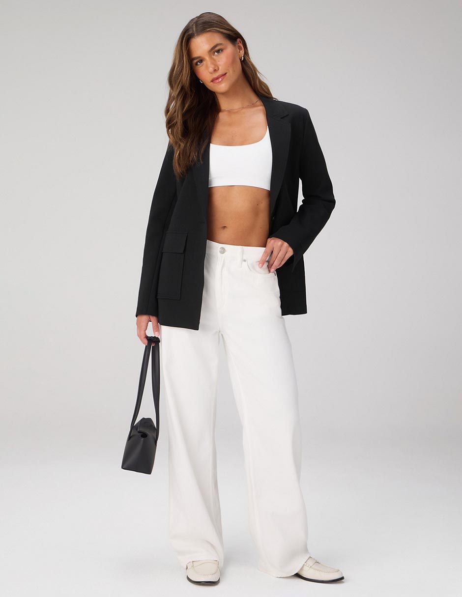 SACO FABLETICS OVERSIZED BL, CH, NEGRO